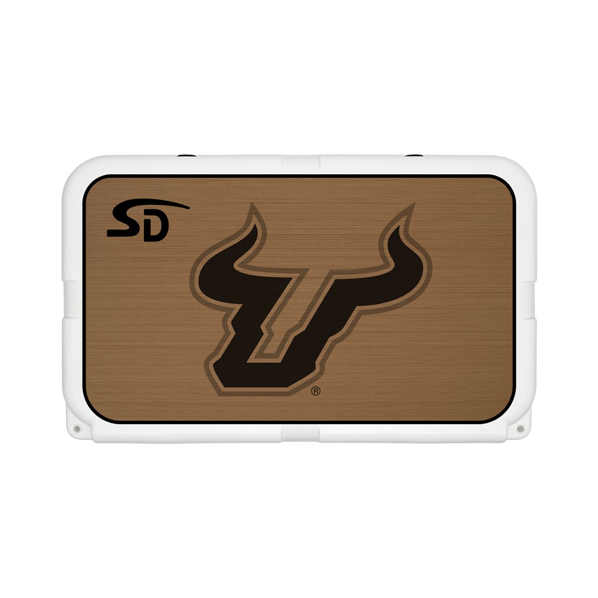 Seadek Collegiate Cooler Pad - YETI Tundra 45 - Mocha / Black, University of South Florida - 57532-80093