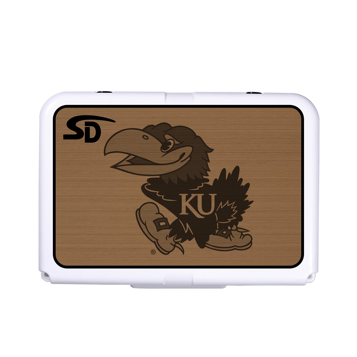 Seadek Collegiate Cooler Pad - RTIC 20 - Mocha / Black, University of Kansas - 58851-80093