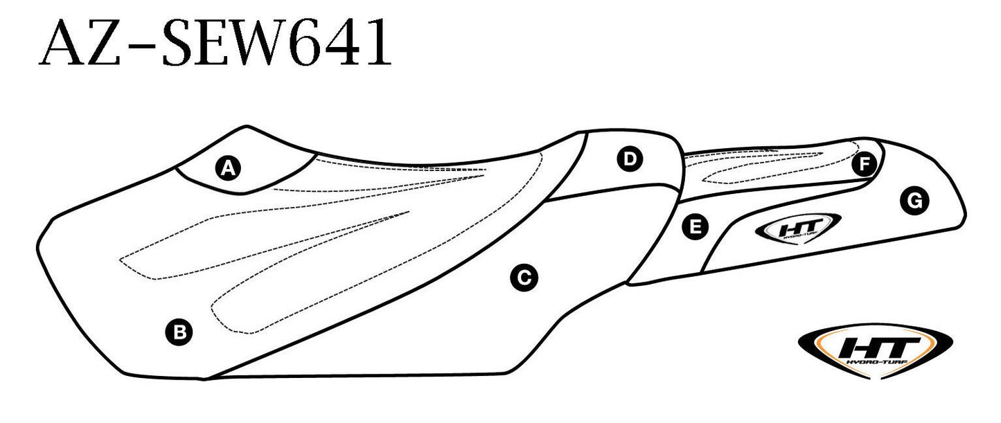 Seat Cover for Kawasaki STX-12F (06-11) / STX-15F (06-19)