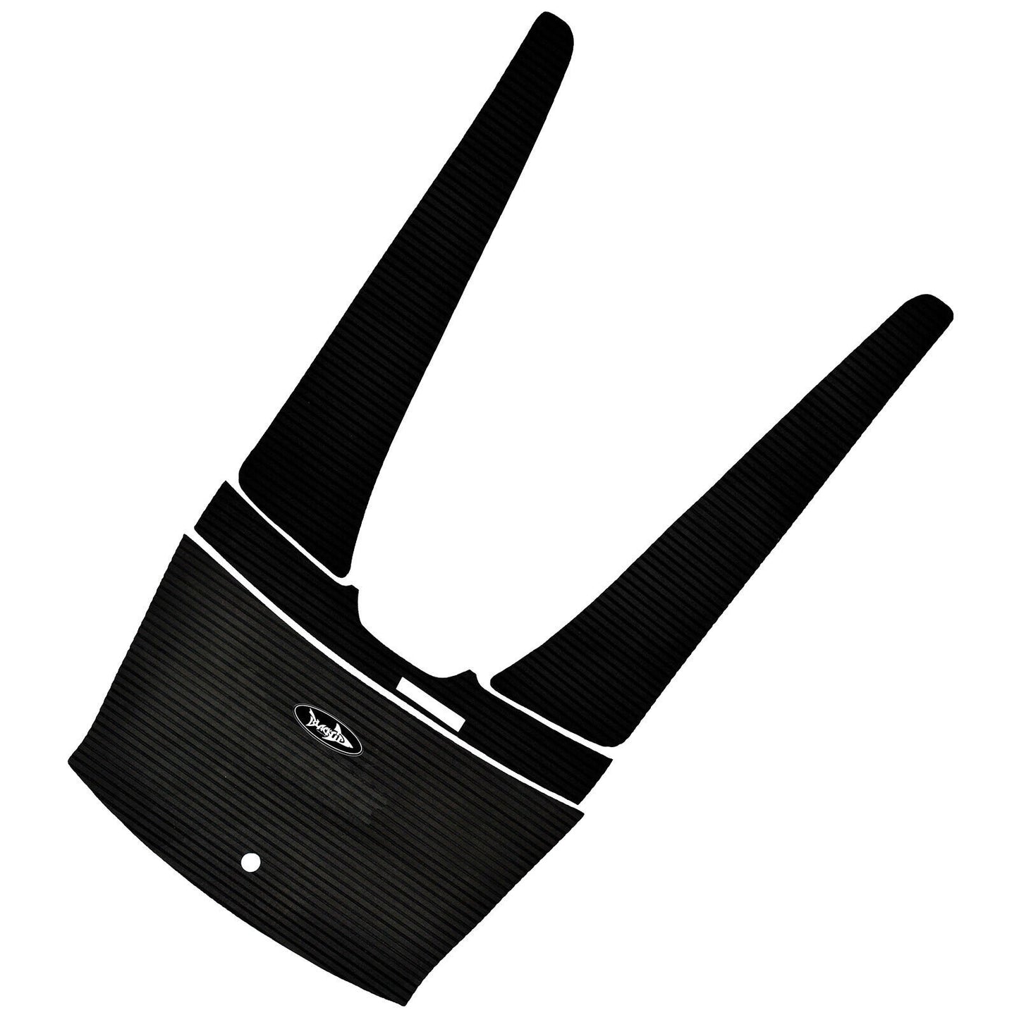 SBT Black Tip Traction Mats for Yamaha Wave Blaster 700 Black Cut Groove w/ glue