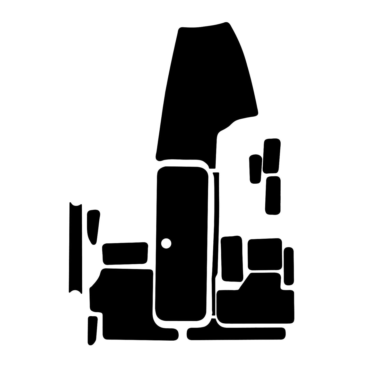 Interior Traction Mat Kit for Sea-Doo Sportster 1800 1998 1999 2000