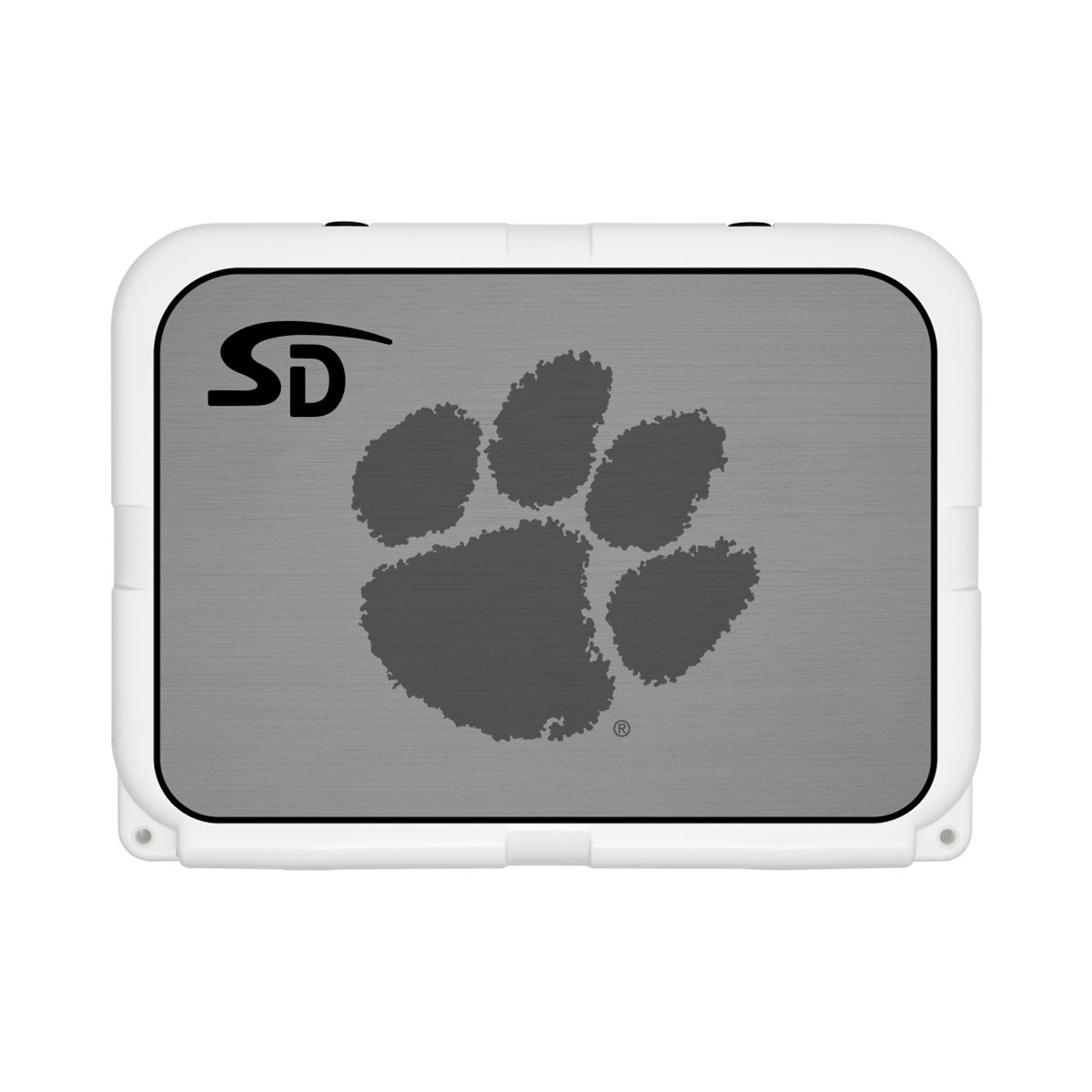 Seadek Collegiate Cooler Pad - YETI Tundra 35 - Storm Gray / Black, Clemson - 57499-80066