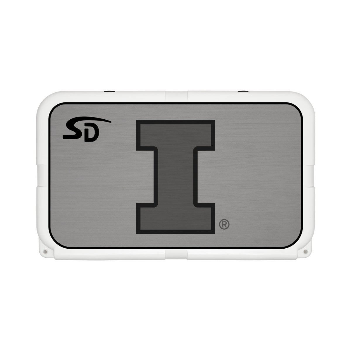Seadek Collegiate Cooler Pad - YETI Tundra 45 - Storm Gray / Black, University of Illinois - 58819-80066
