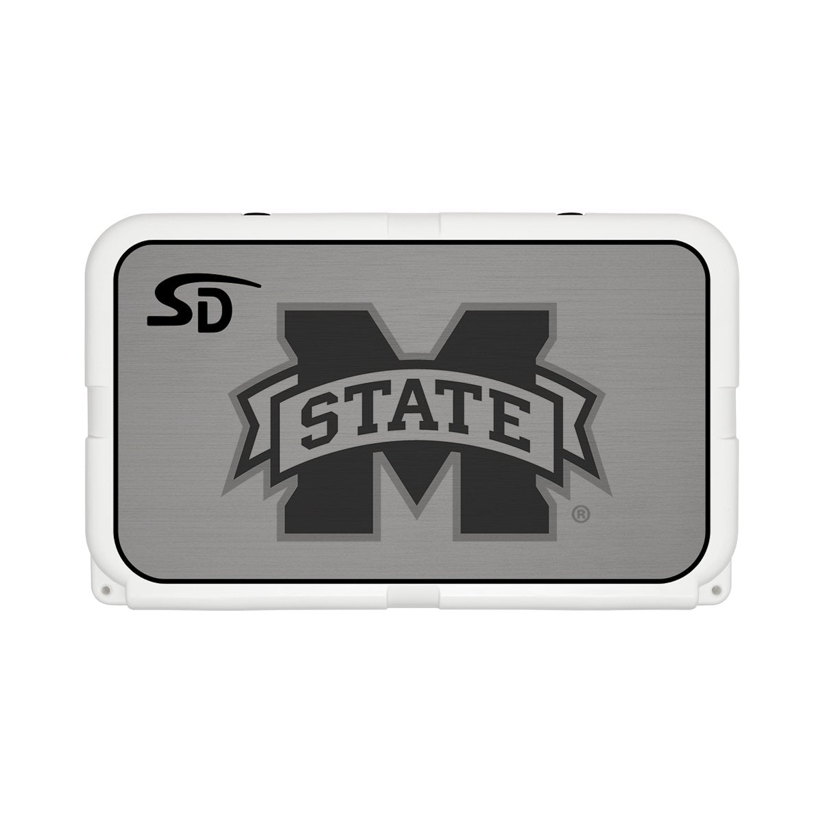 Seadek Collegiate Cooler Pad - YETI Tundra 45 - Storm Gray / Black, Mississippi State University - 57522-80066