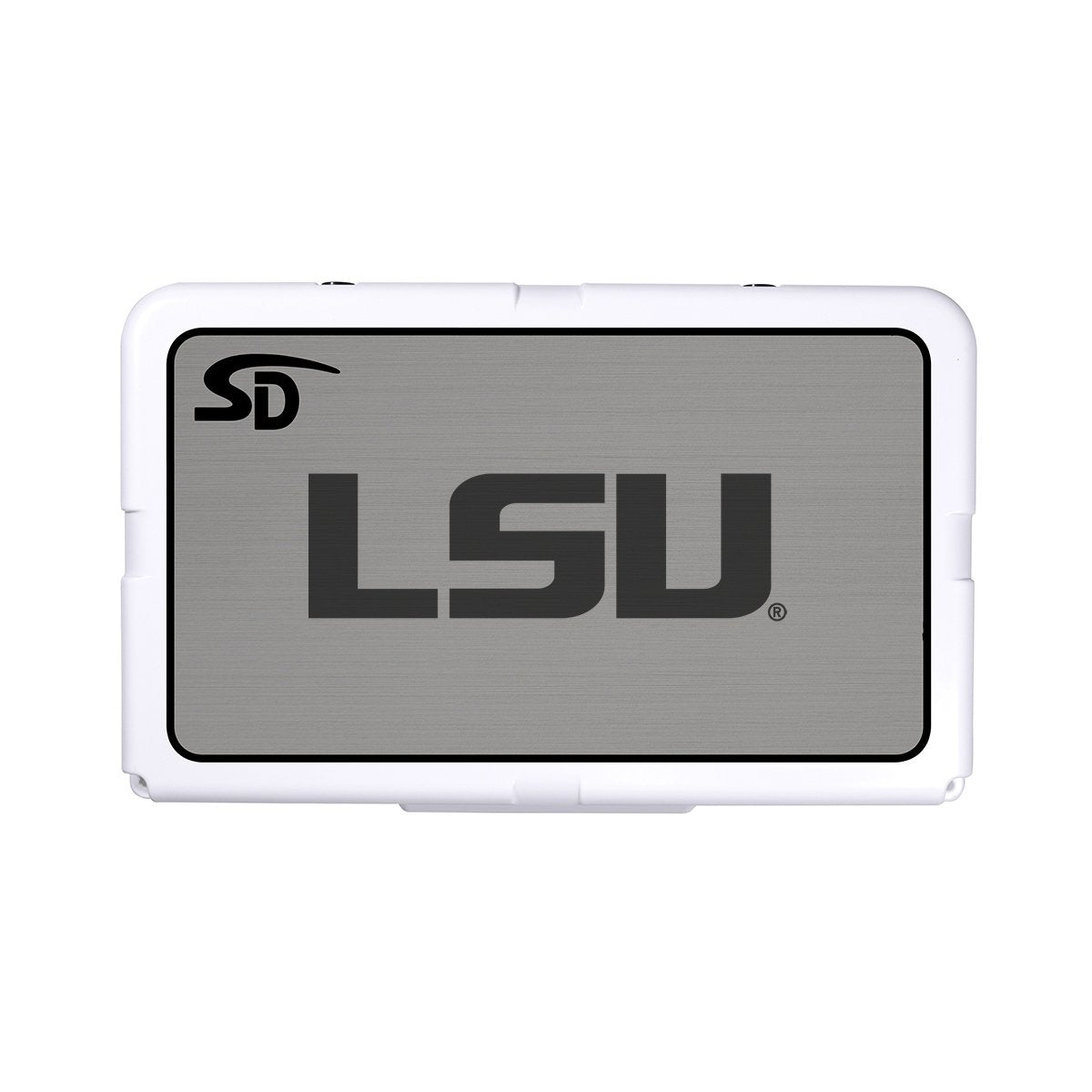 Seadek Collegiate Cooler Pad - RTIC 45 - Storm Gray / Black, LSU - 57677-80066
