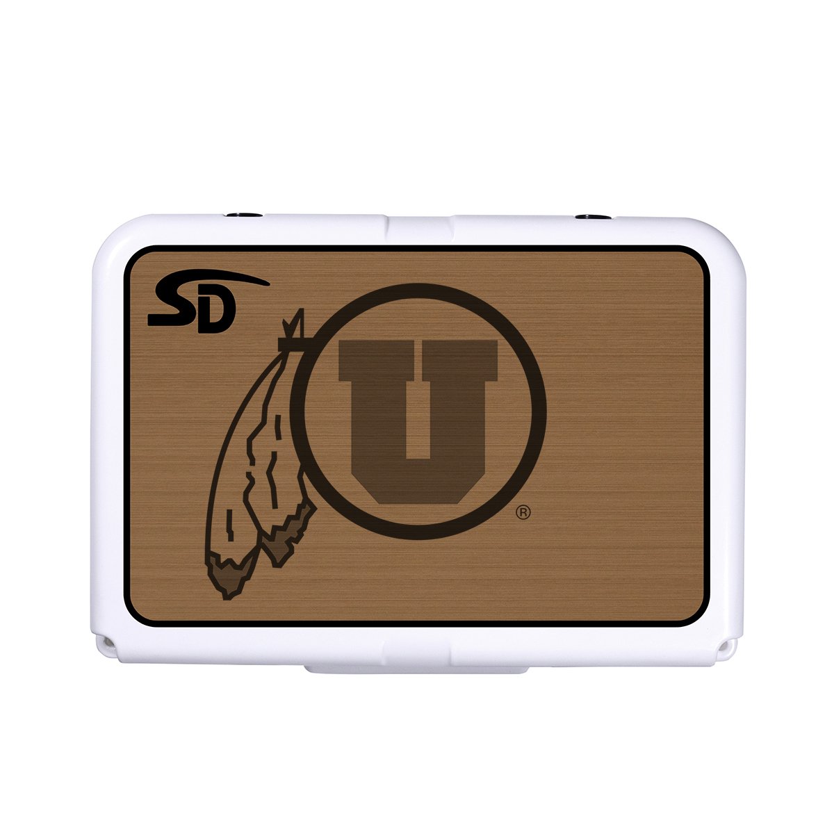 Seadek Collegiate Cooler Pad - RTIC 20 - Mocha / Black, University of Utah - 57710-80093
