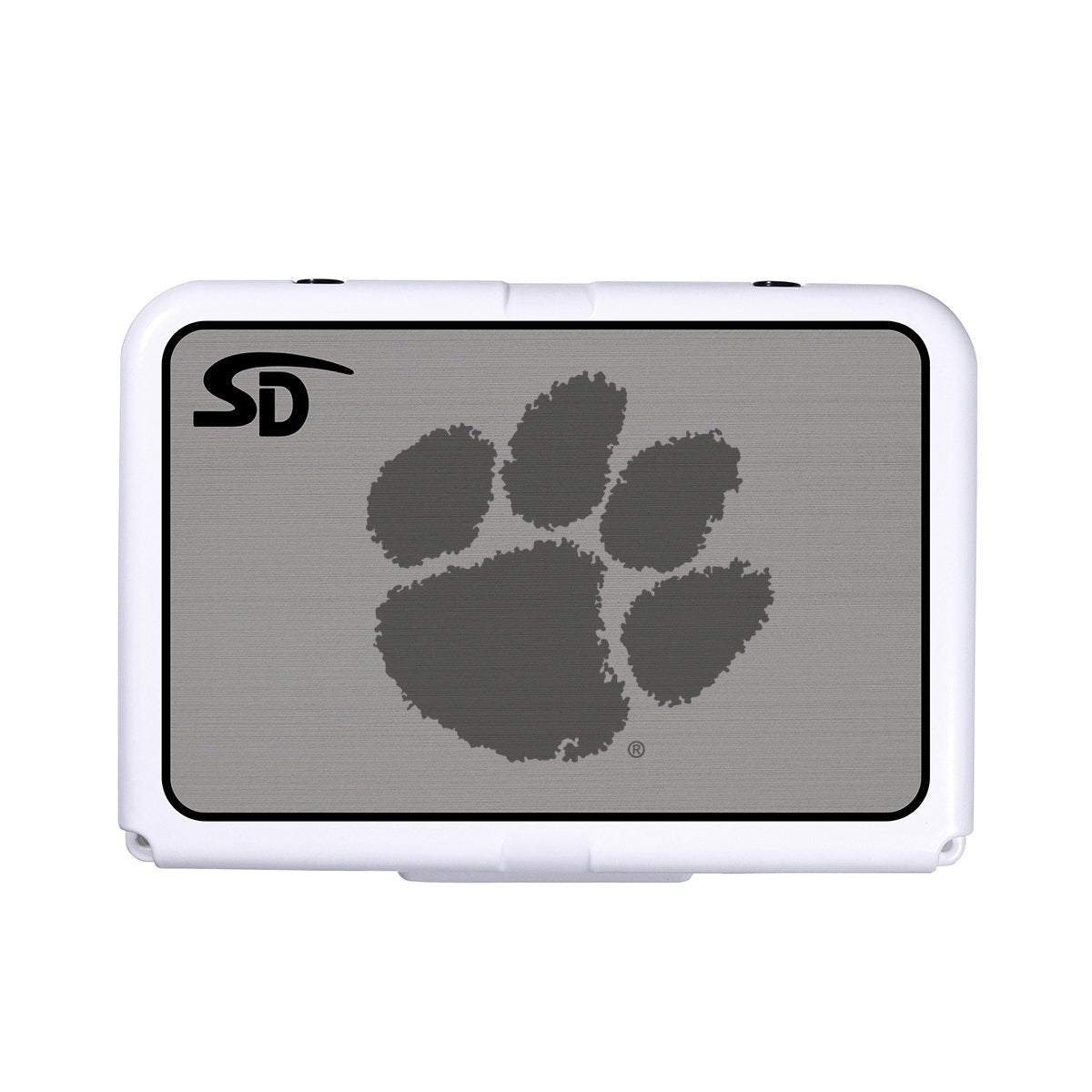 Seadek Collegiate Cooler Pad - RTIC 20 - Storm Gray / Black, Clemson - 57661-80066