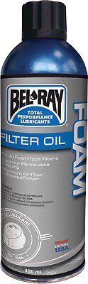 BEL-RAY FOAM FILTER OIL WATERPROOF SPRAY 400ML 99200-A400W - 840-3802