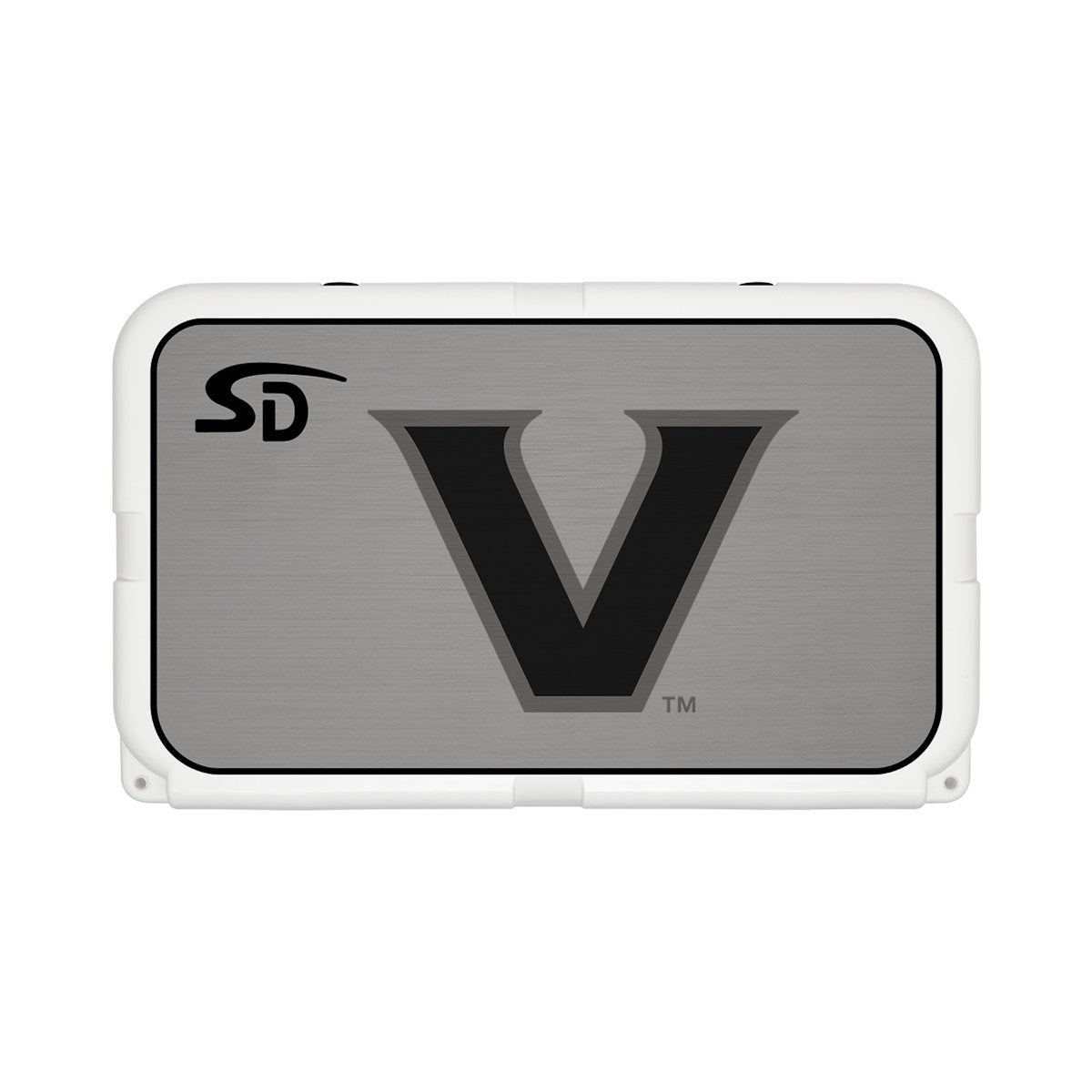Seadek Collegiate Cooler Pad - YETI Tundra 45 - Storm Gray / Black, Vanderbilt University - 57548-80066