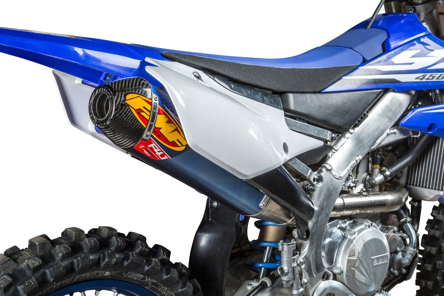 FMF Offroad Factory 4.1 Slip-On Exhaust FACTORY 4.1 RCT SLIP MFLR ANO TI W/CARB CAP YZ450F Slip-On Muffler - 044445