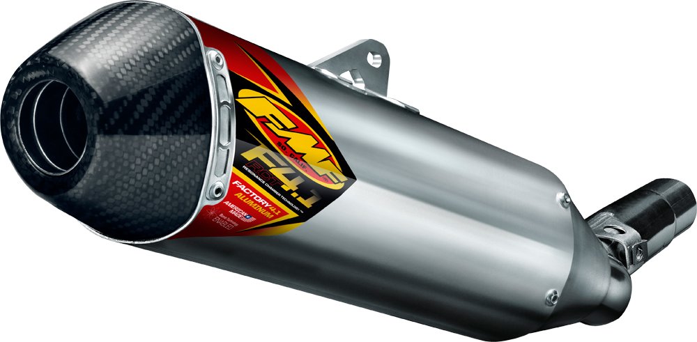 FMF Offroad Factory 4.1 Slip-On Exhaust ALUMINUM FACTORY 4.1 RCT SLIP-ON W/CARBON ENDCAP Slip-On Muffler - 045594