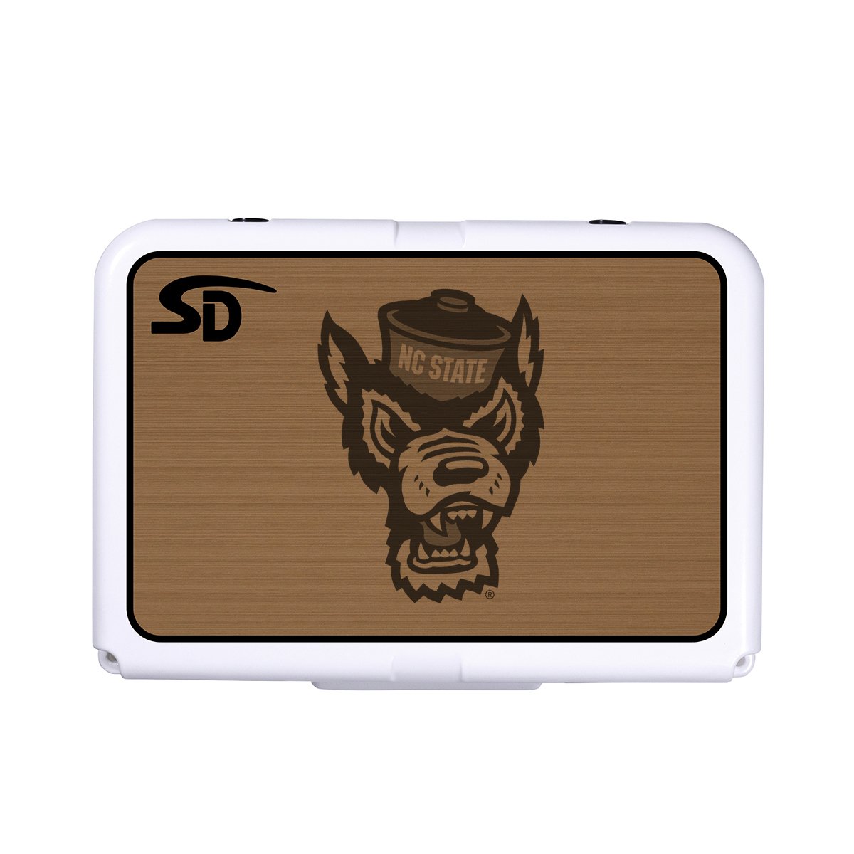 Seadek Collegiate Cooler Pad - RTIC 20 - Mocha / Black, North Carolina State University - 58861-80093