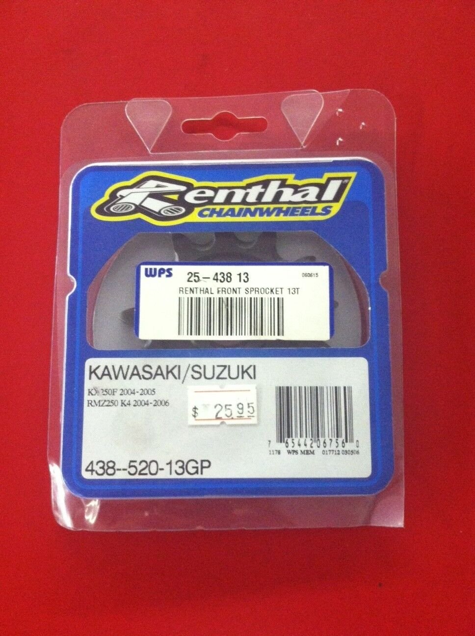 INSTOCK Renthal Dirtbike Front Countershaft Kawasaki KX250 suzuki RMZ 250 25-438