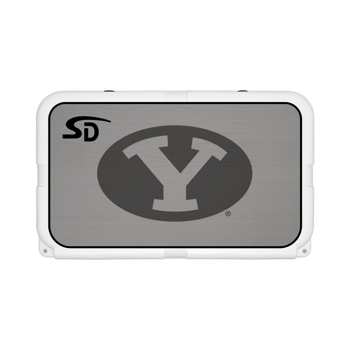 Seadek Collegiate Cooler Pad - YETI Tundra 45 - Storm Gray / Black, Brigham Young University - 57494-80066