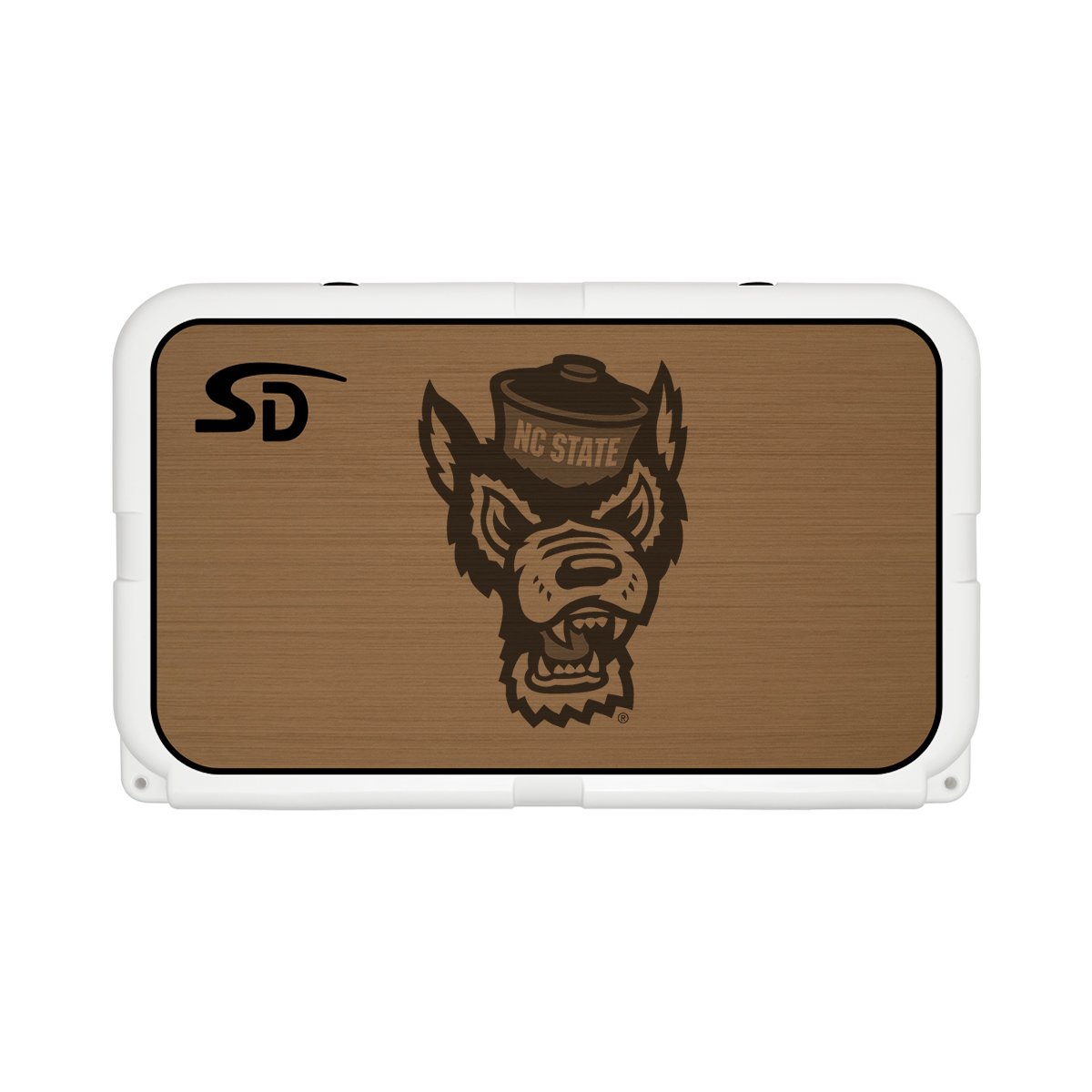 Seadek Collegiate Cooler Pad - YETI Tundra 45 - Mocha / Black, North Carolina State University - 58826-80093