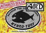3 SHT86F Hydro-turf Sheets Boat Fishing 47X86 GATOR GREEN FLAT