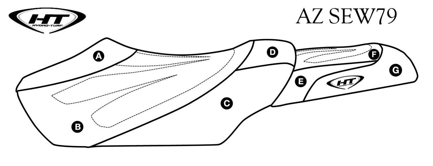 Seat Cover for Yamaha GP / GP 1200R (99 & Pre 99)