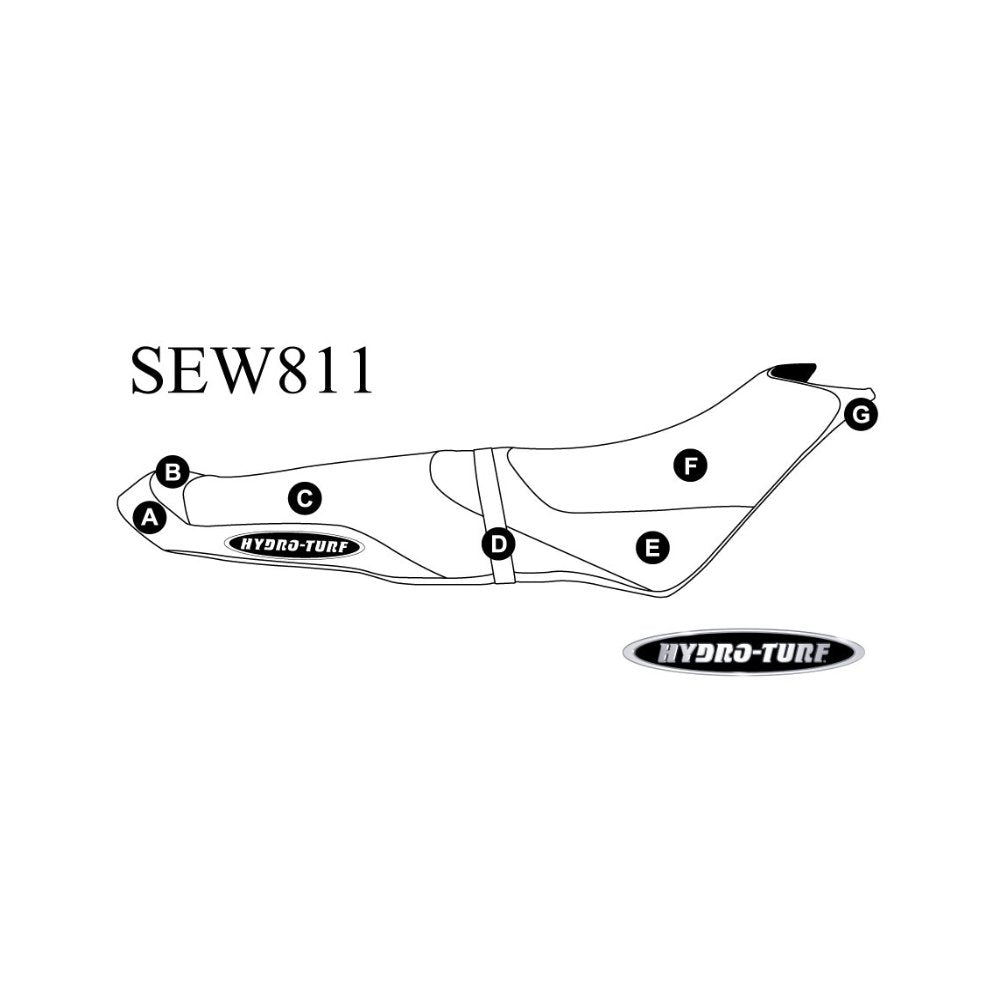 Seat Cover for Sea-Doo Spark Trixx 3-Up (14-20)