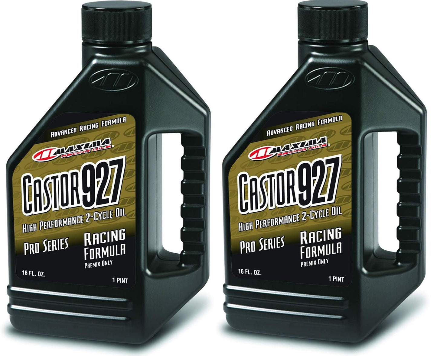 2 PACK Maxima Castor 927 2-Stroke Premix Racing Oil 16 OZ pint 23916