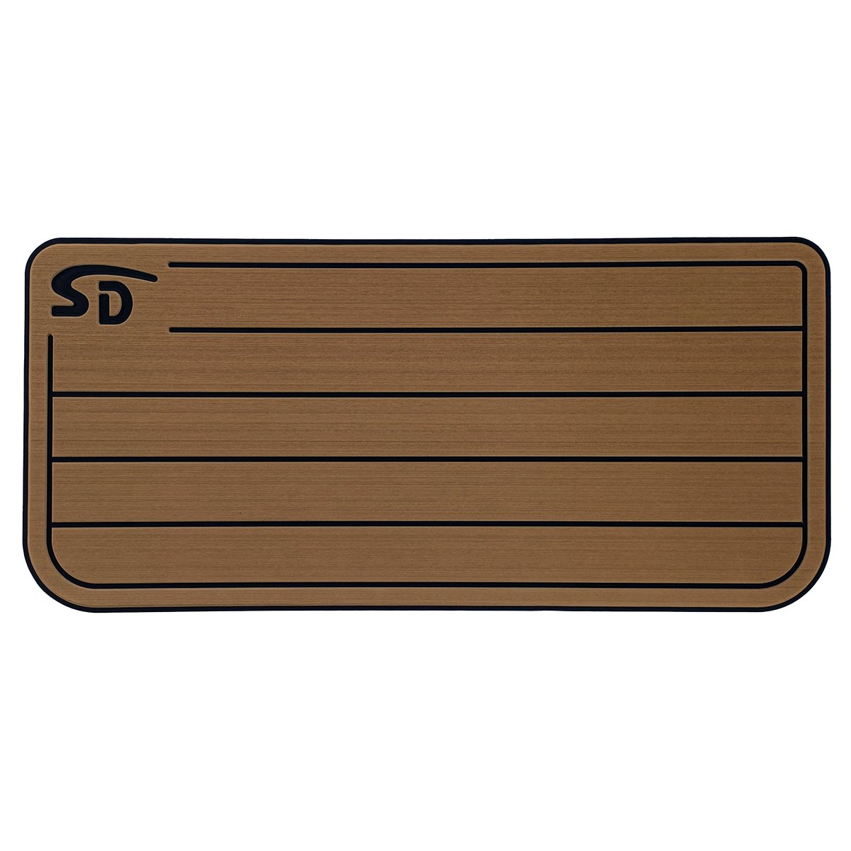 Seadek Engel 80 Teak Cooler Pad - Mocha / Black - 57600-80093