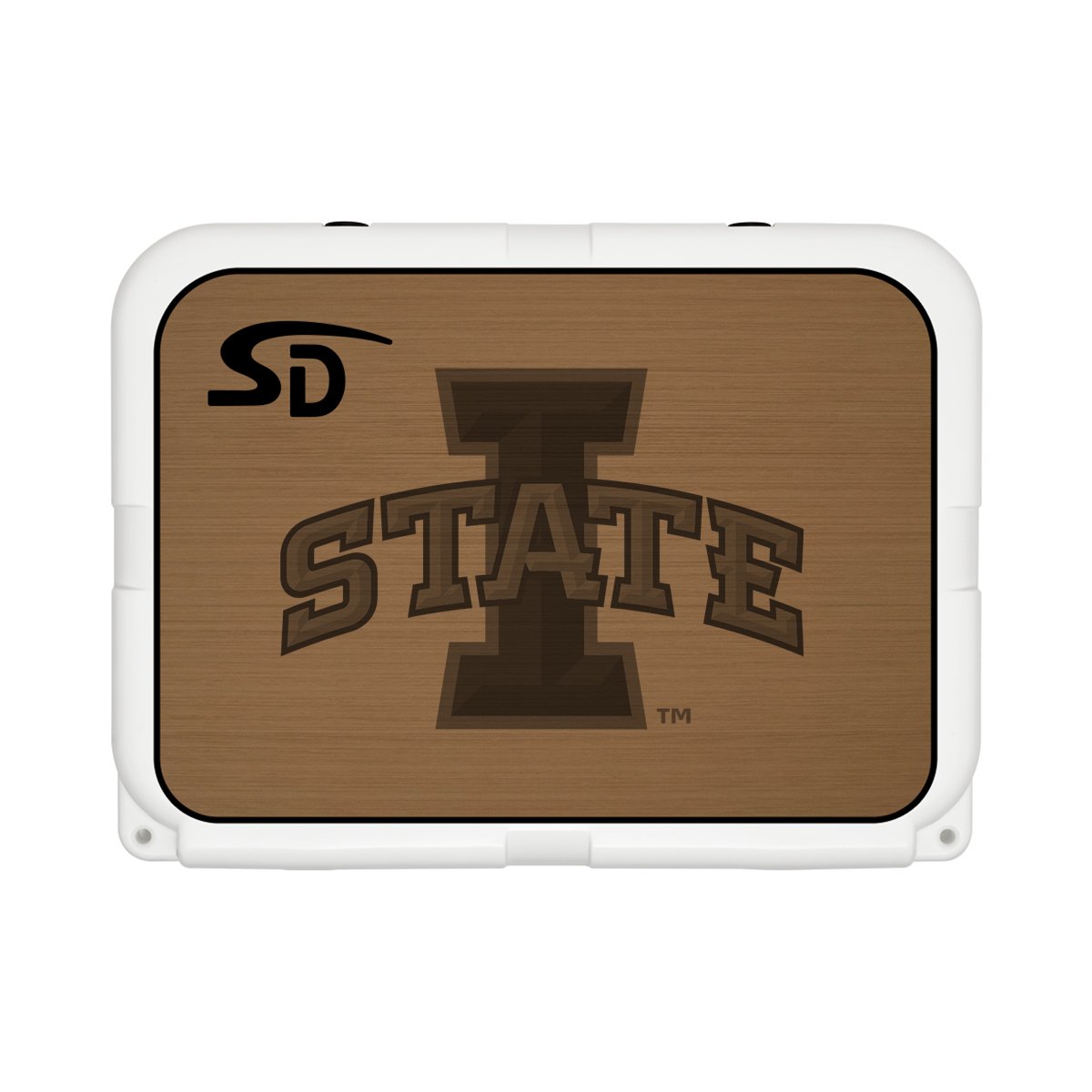 Seadek Collegiate Cooler Pad - YETI Tundra 35 - Mocha / Black, Iowa State University - 58800-80093