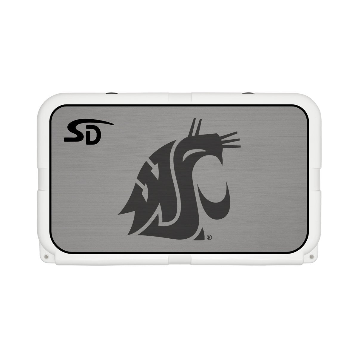 Seadek Collegiate Cooler Pad - YETI Tundra 45 - Storm Gray / Black, Washington State University - 58834-80066