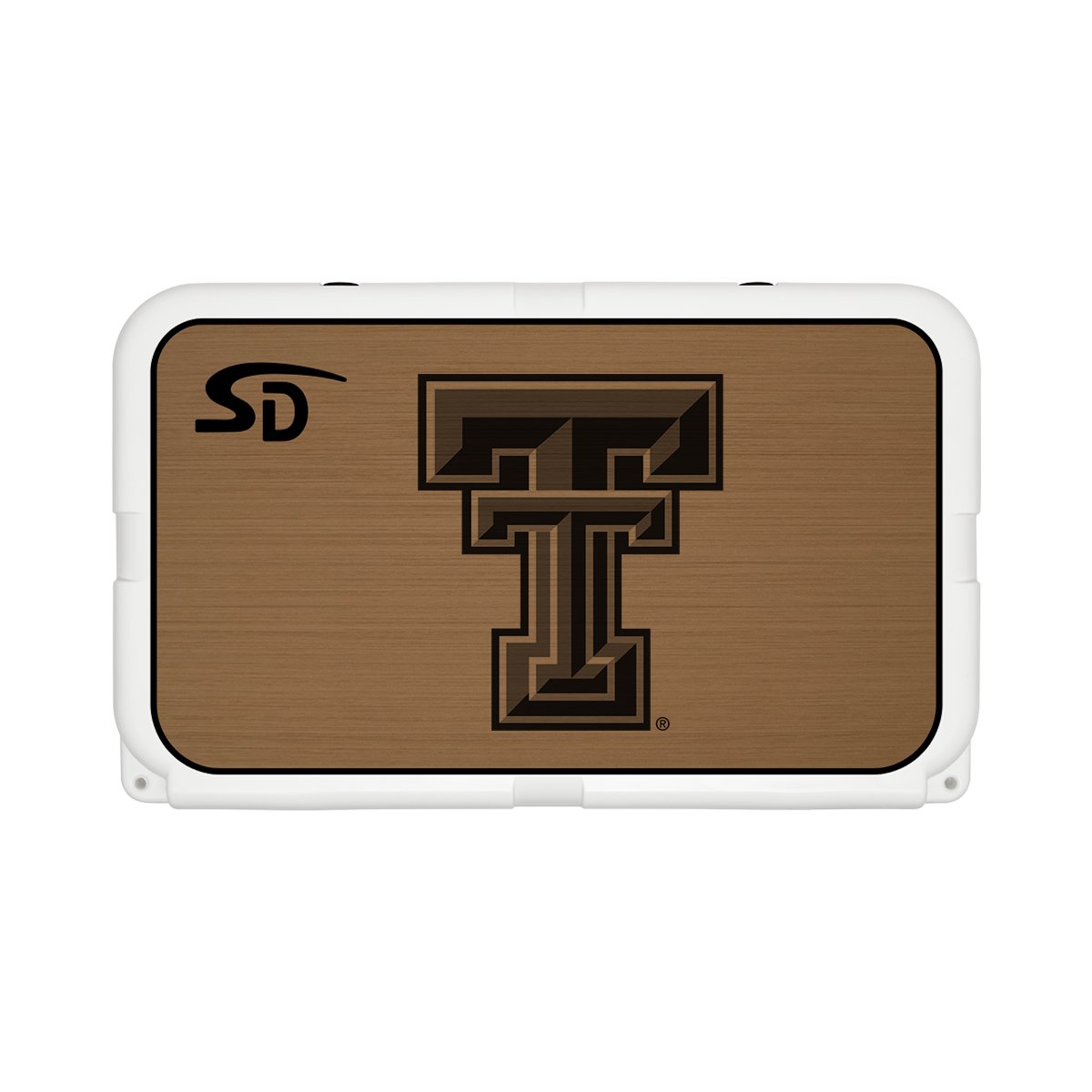 Seadek Collegiate Cooler Pad - YETI Tundra 45 - Mocha / Black, Texas Tech University - 57541-80093
