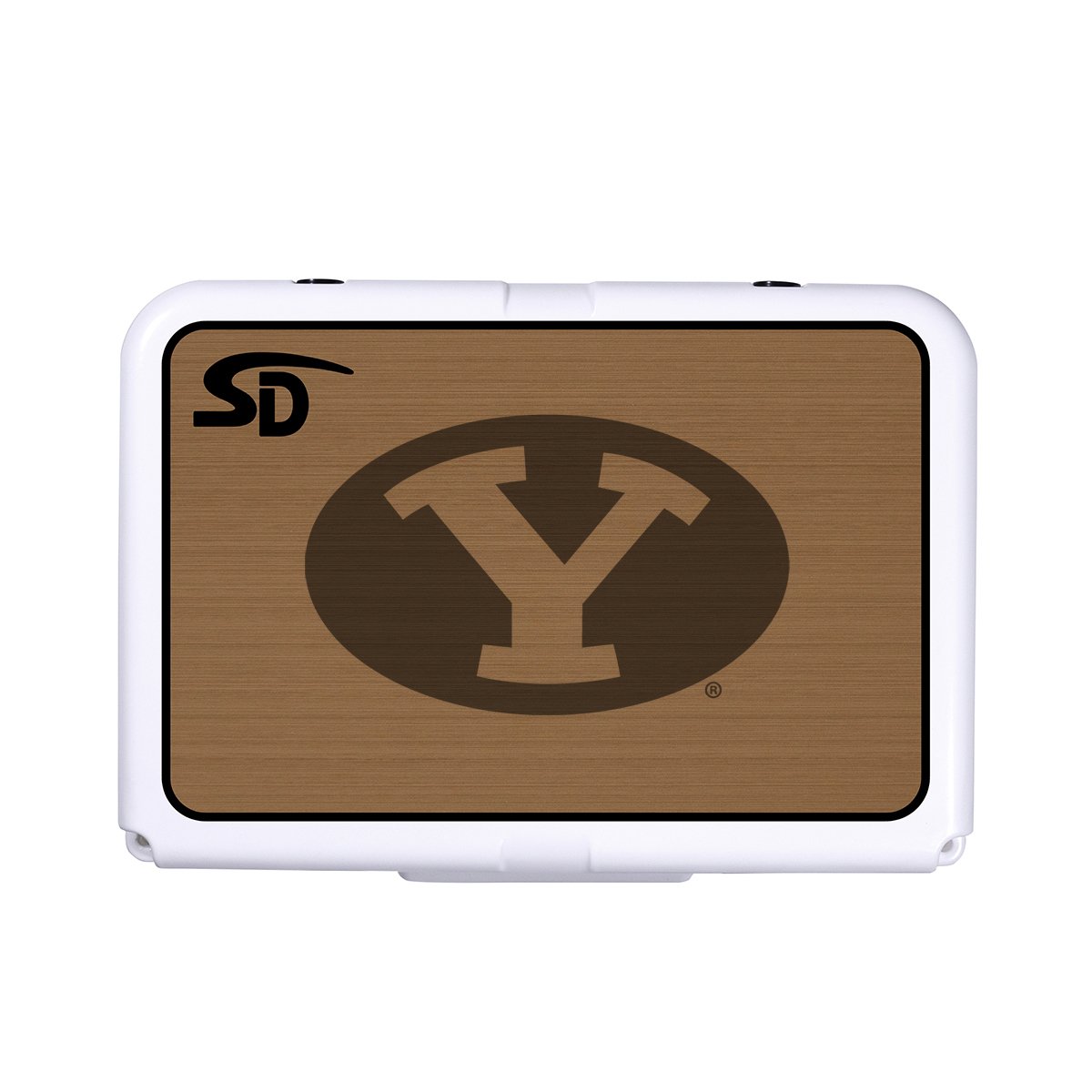 Seadek Collegiate Cooler Pad - RTIC 20 - Mocha / Black, Brigham Young University - 57655-80093