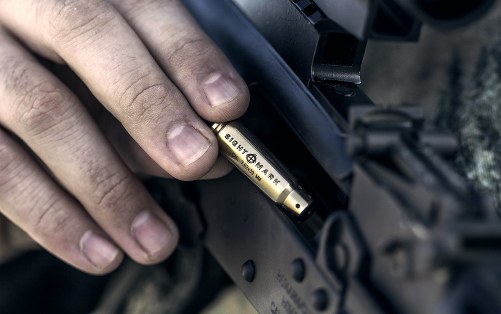 INSTOCK Sightmark .223, 5.56x45 NATO Boresight with Red Laser sighting