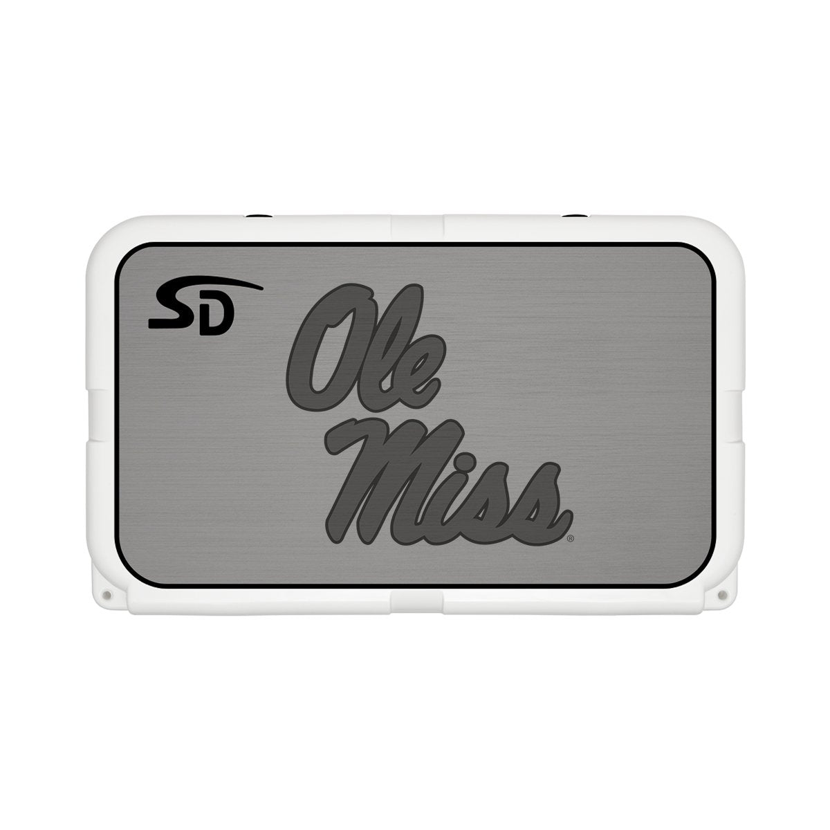 Seadek Collegiate Cooler Pad - YETI Tundra 45 - Storm Gray / Black, University of Mississippi - 57519-80066