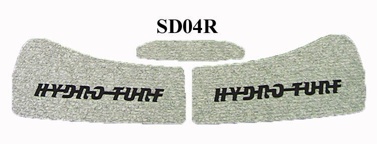 Hydro-Turf Rear Boarding Mat SeaDoo Challenger 97 Speedster SD04R Black Goove 3M