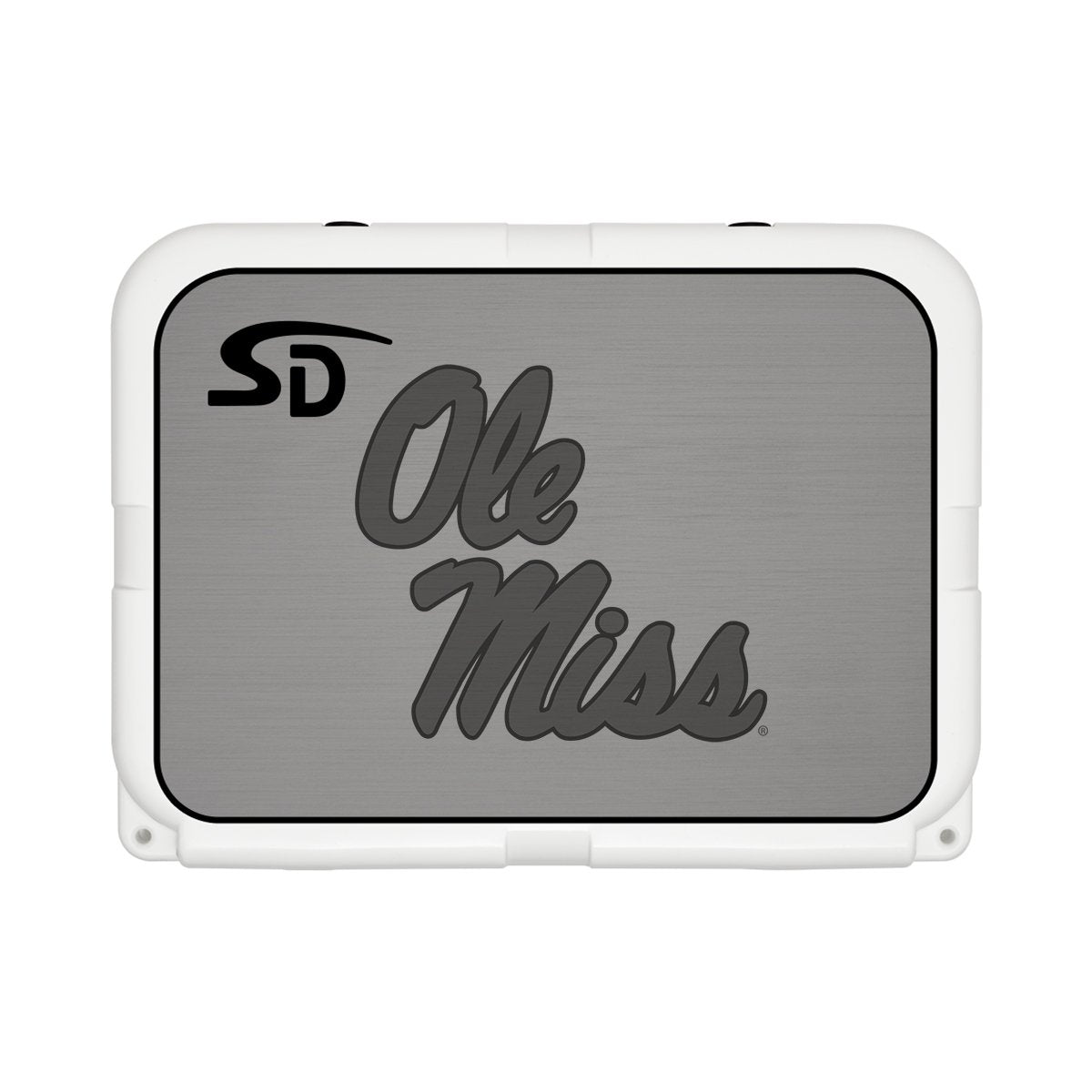 Seadek Collegiate Cooler Pad - YETI Tundra 35 - Storm Gray / Black, University of Mississippi - 57518-80066