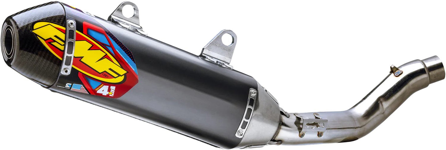 FMF Offroad Factory 4.1 Slip-On Exhaust S/S ALUM. FACT 4.1 RCT SL MFLR W/CAR CAP HON Slip-On Muffler - 041610