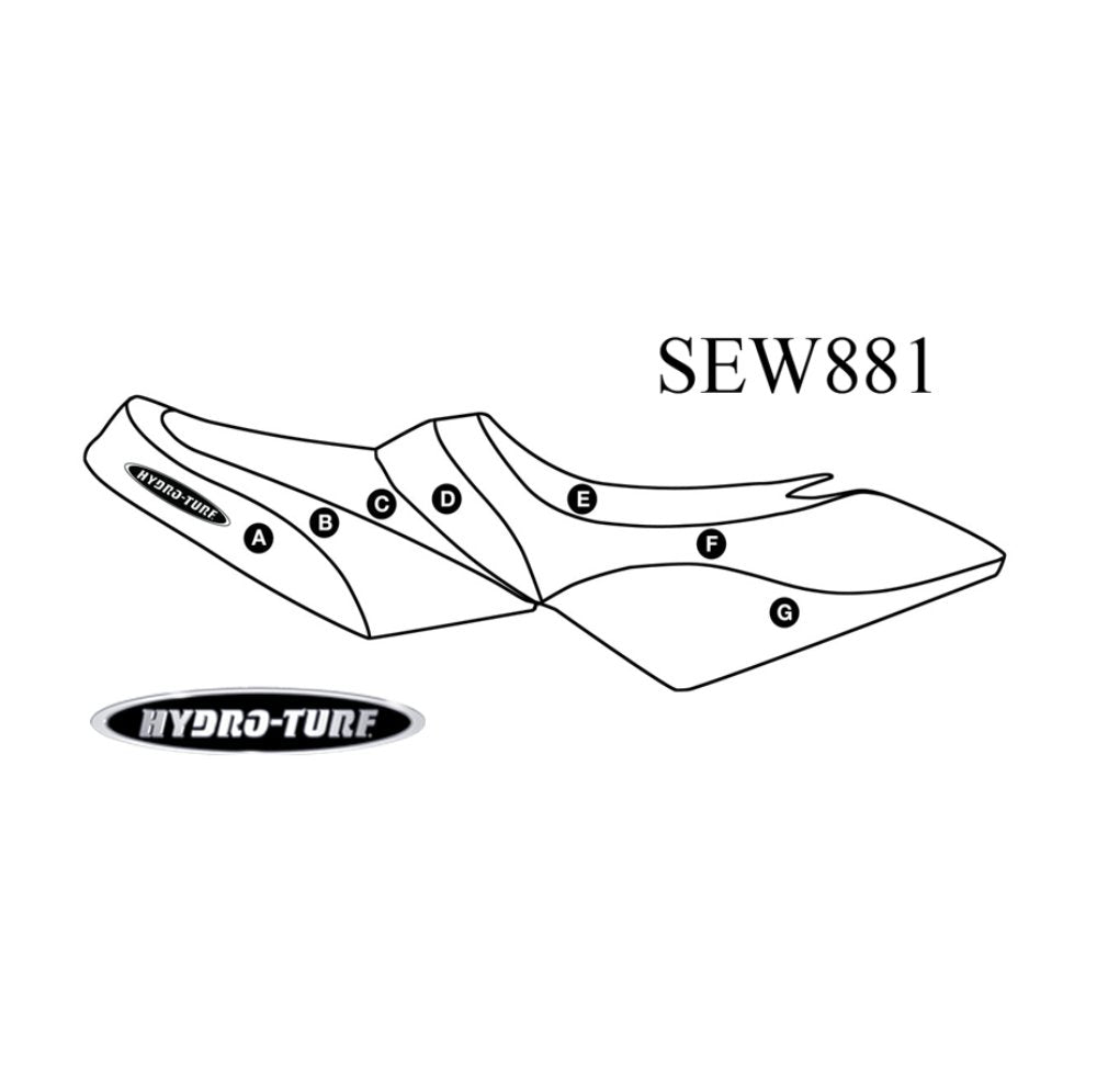 Seat Cover for Sea-Doo GTX (07-09) / GTX Limited (08) (not iS)