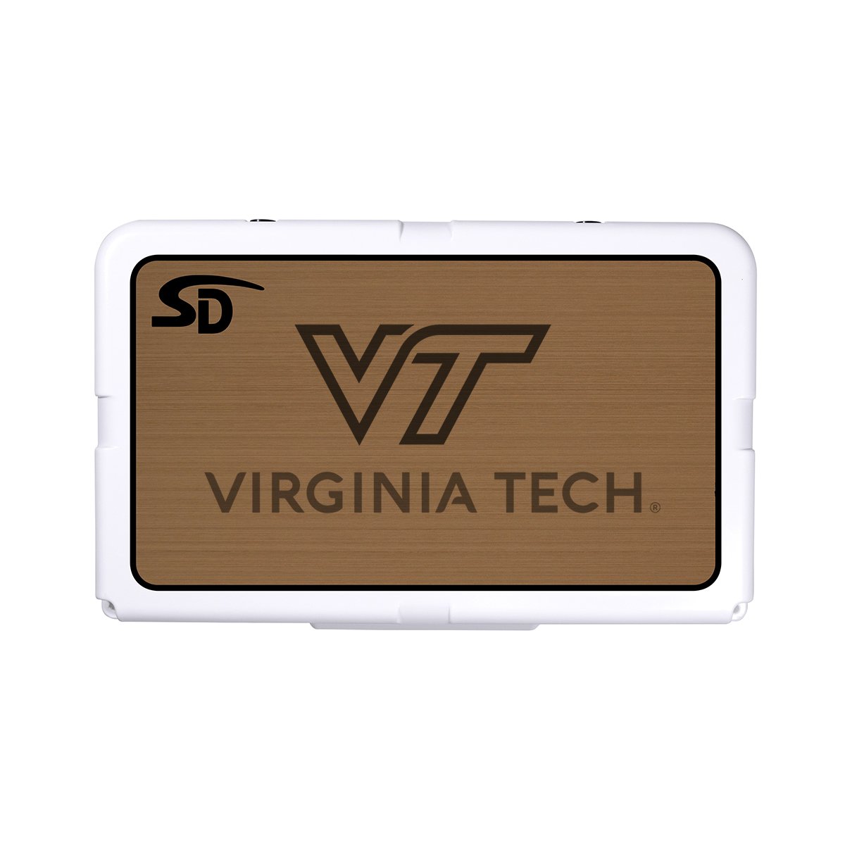 Seadek Collegiate Cooler Pad - RTIC 45 - Mocha / Black, Virginia Tech - 57717-80093
