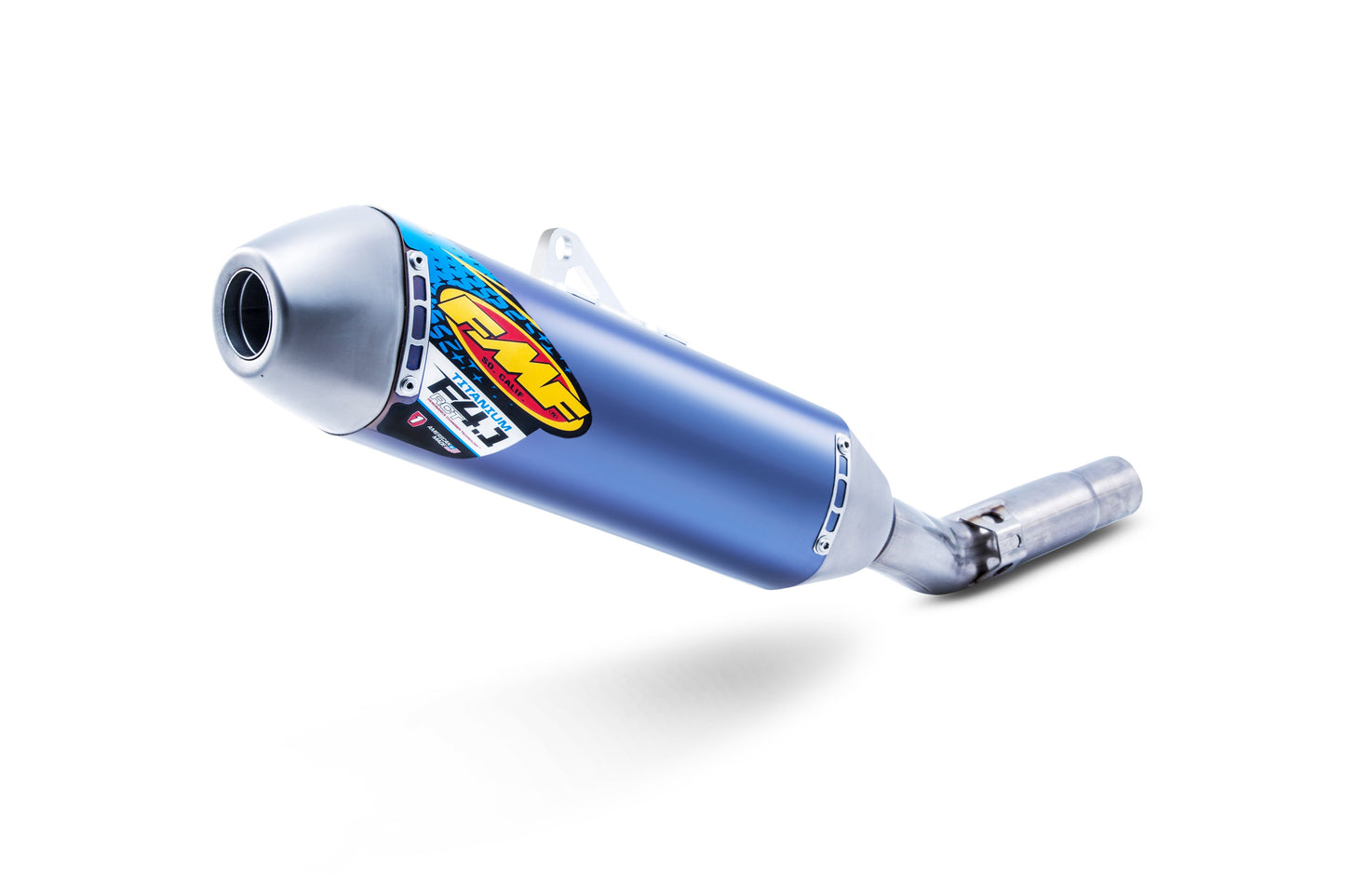 FMF Offroad Factory 4.1 Exhaust System FACT 4.1 MINI S/O SS ANO TI MUFFLER KAW Slip-On Muffler - 042383