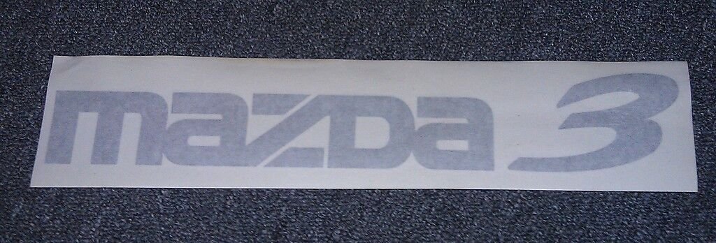 INSTOCK 17 inch LIGHT RED Mazda 3 car sticker logo decal custom