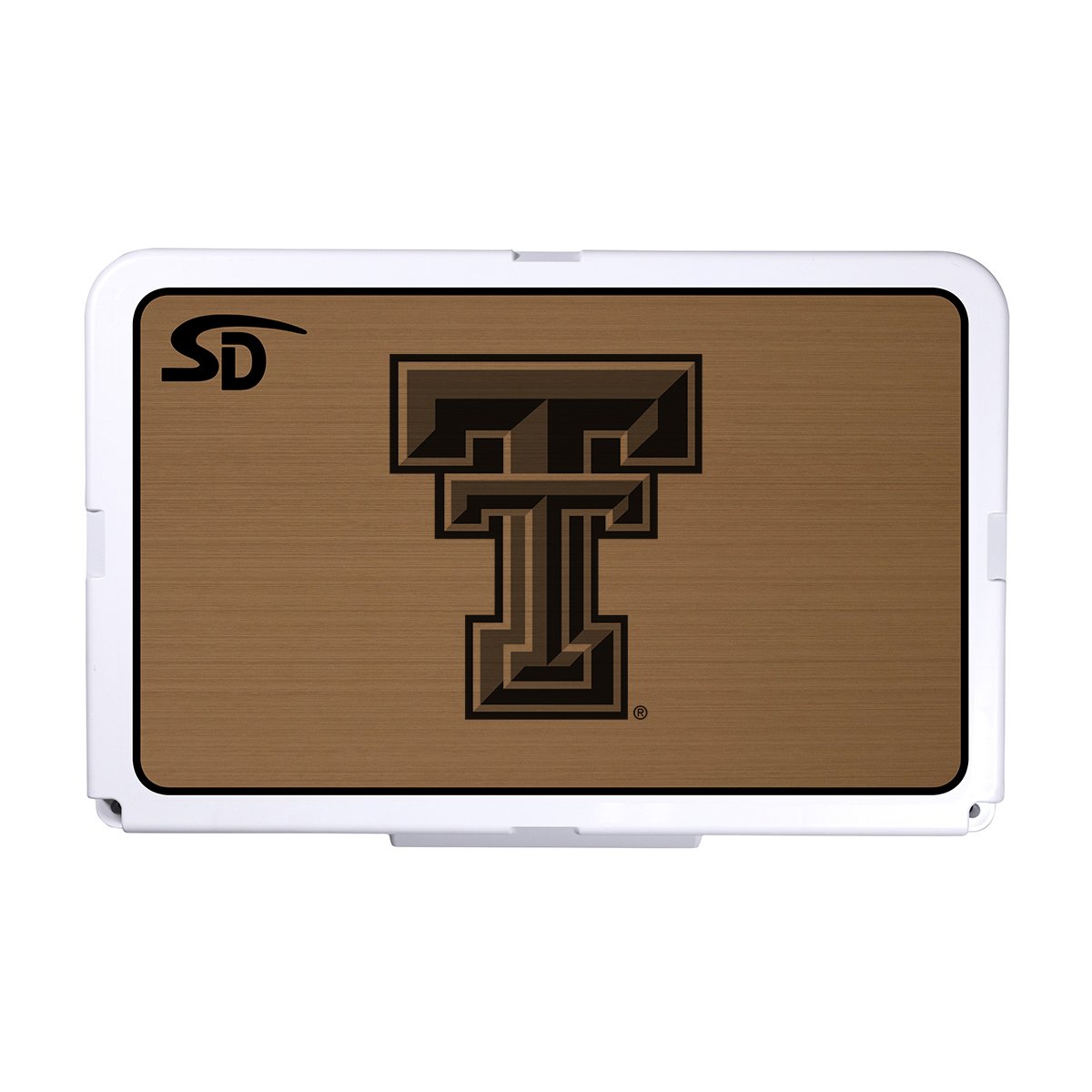 Seadek Collegiate Cooler Pad - RTIC 52 - Mocha / Black, Texas Tech University - 57709-80093