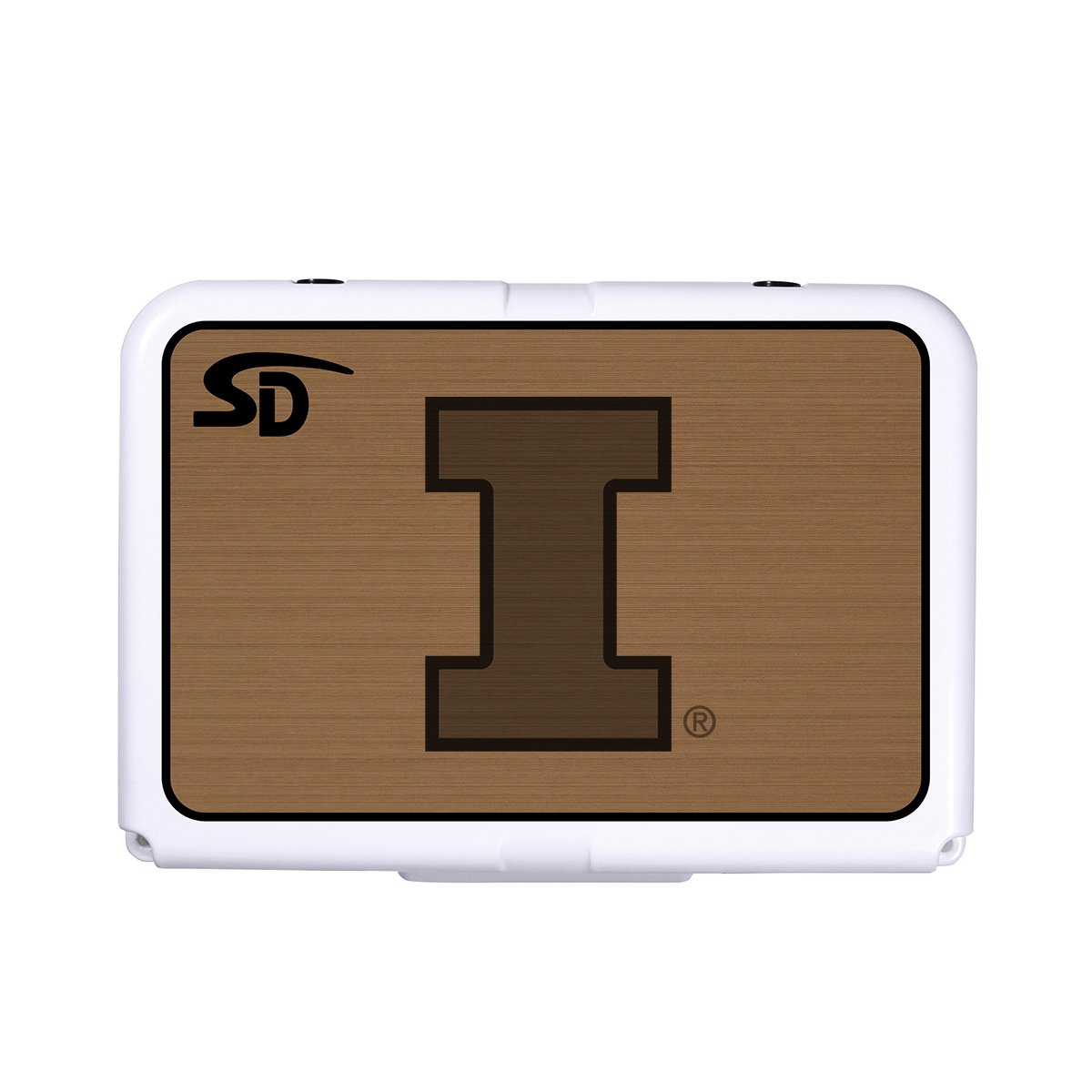 Seadek Collegiate Cooler Pad - RTIC 20 - Mocha / Black, University of Illinois - 58847-80093
