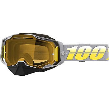 100% Armega Snow Goggles - Complex - Yellow - 50007-00005