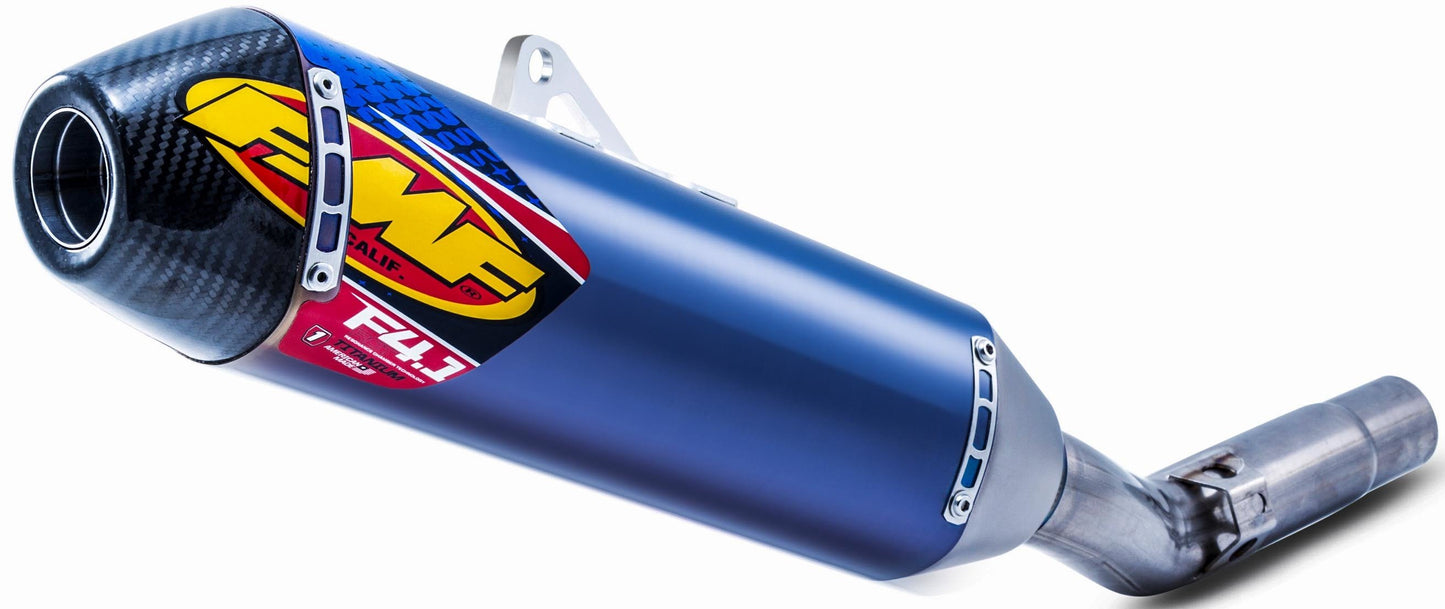 FMF Offroad Factory 4.1 Slip-On Exhaust FACTORY 4.1 RCT TITANIUM ANO SLIP W/CARB CAP Slip-On Muffler - 042376