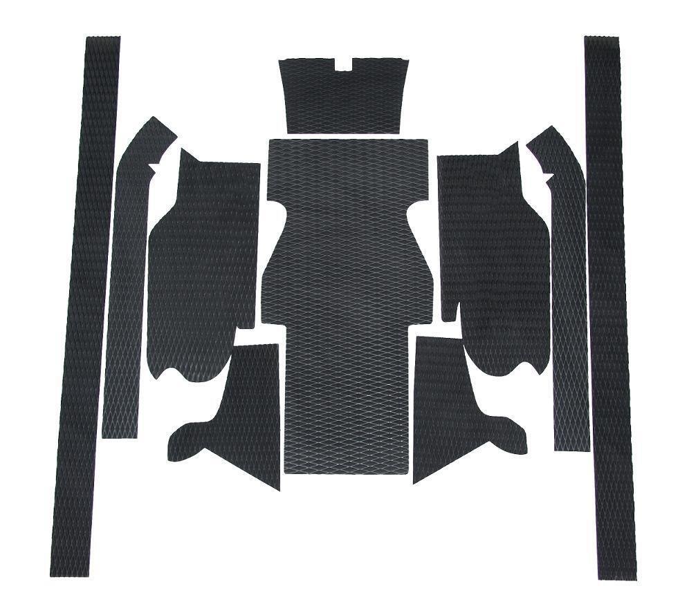 Hydro Turf Mats SuperjetMats Use W/Kicker Footholds HT751BF Black Goove 3M