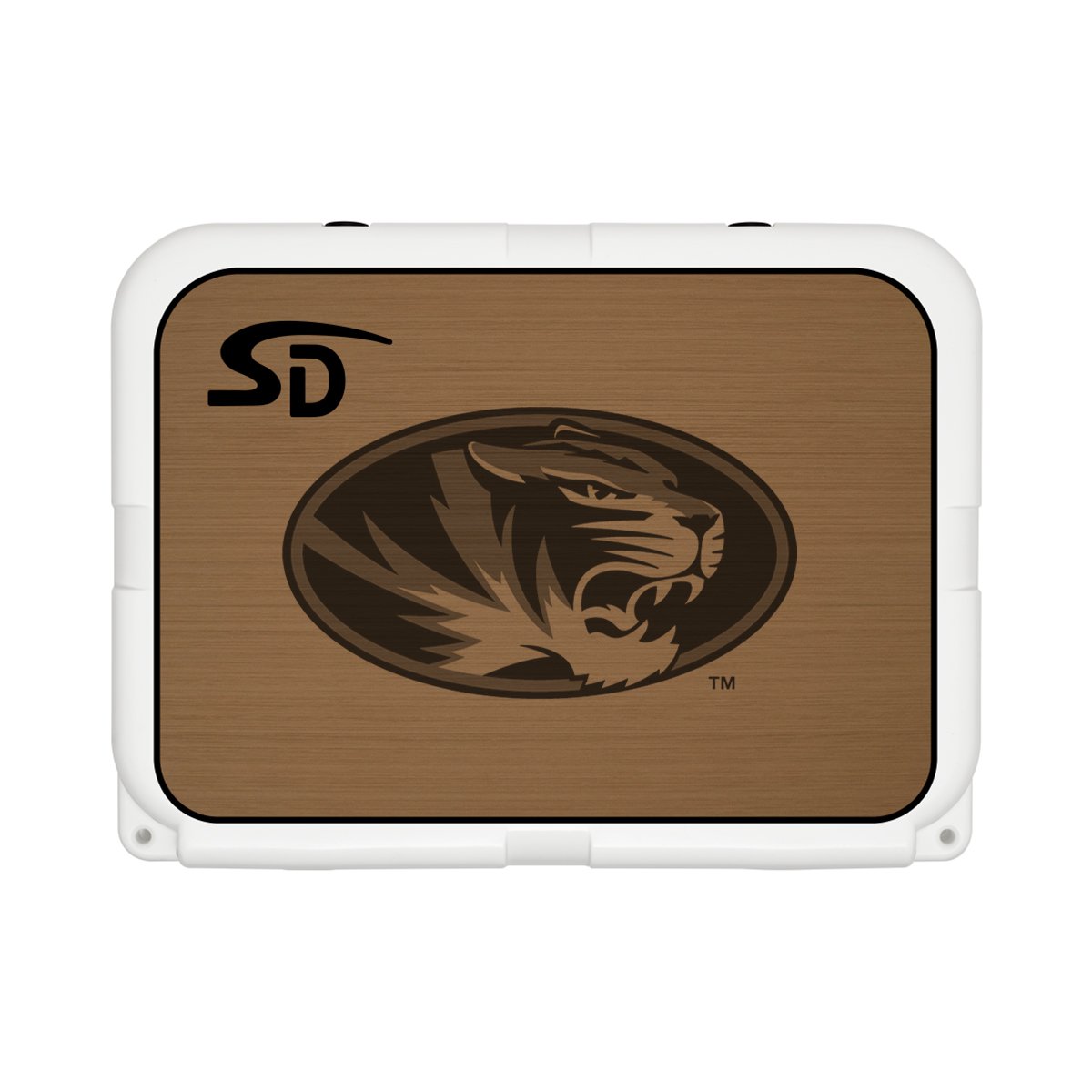 Seadek Collegiate Cooler Pad - YETI Tundra 35 - Mocha / Black, University of Missouri - 58804-80093