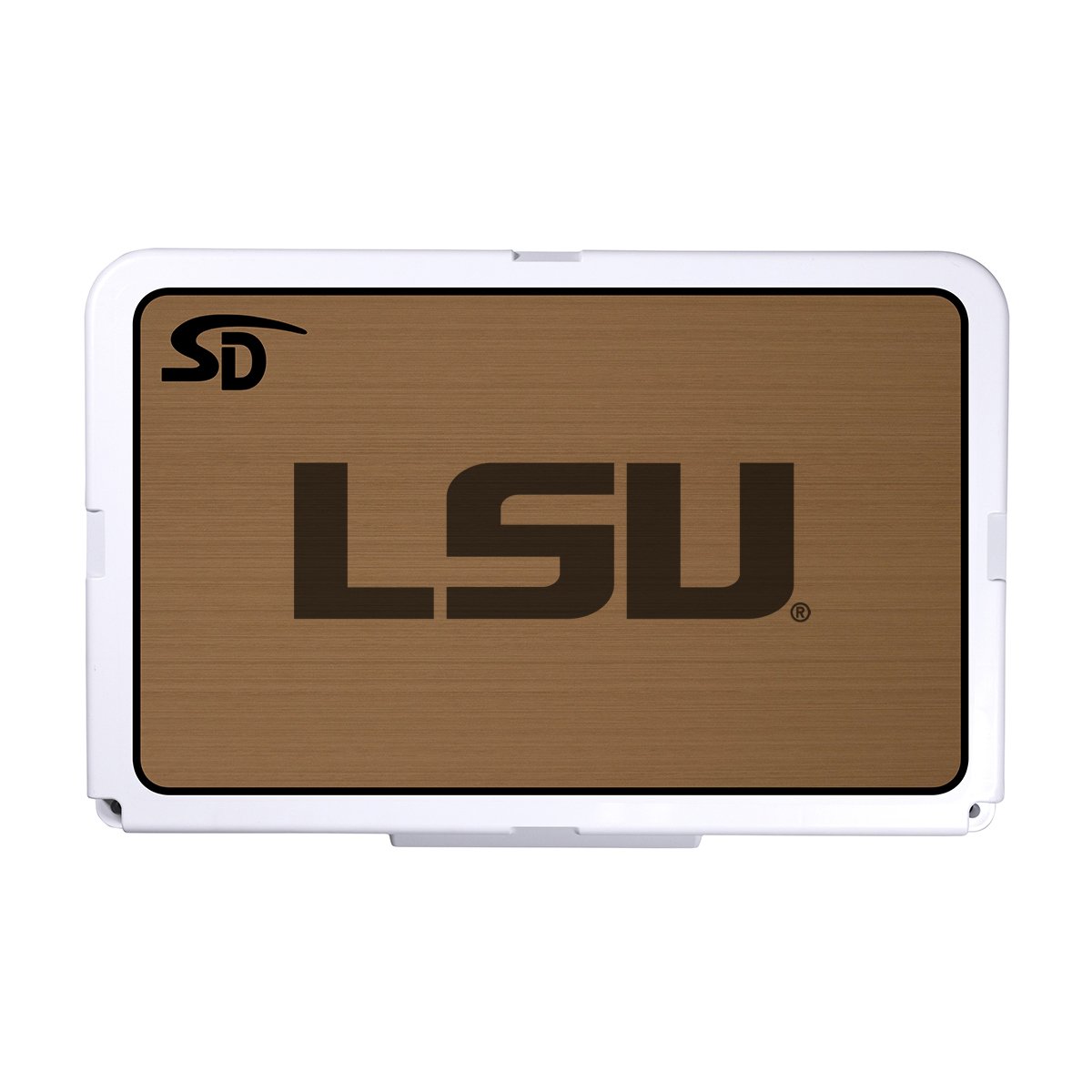 Seadek Collegiate Cooler Pad - RTIC 52 - Mocha / Black, LSU - 57678-80093