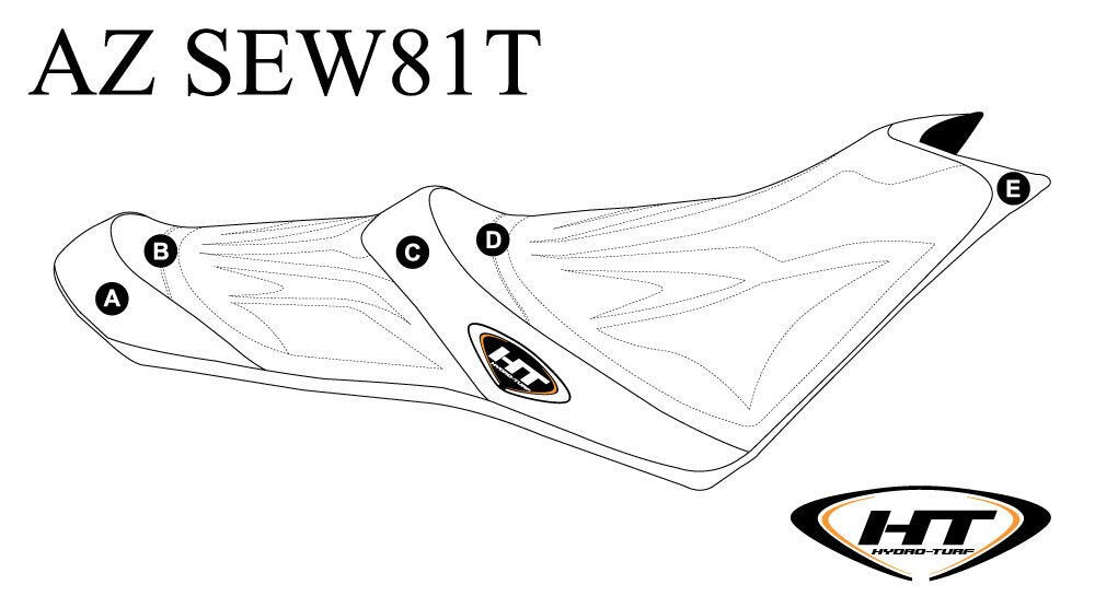 Seat Cover for Sea-Doo Spark + Trixx 2-Up Comfort Seat (14-20)