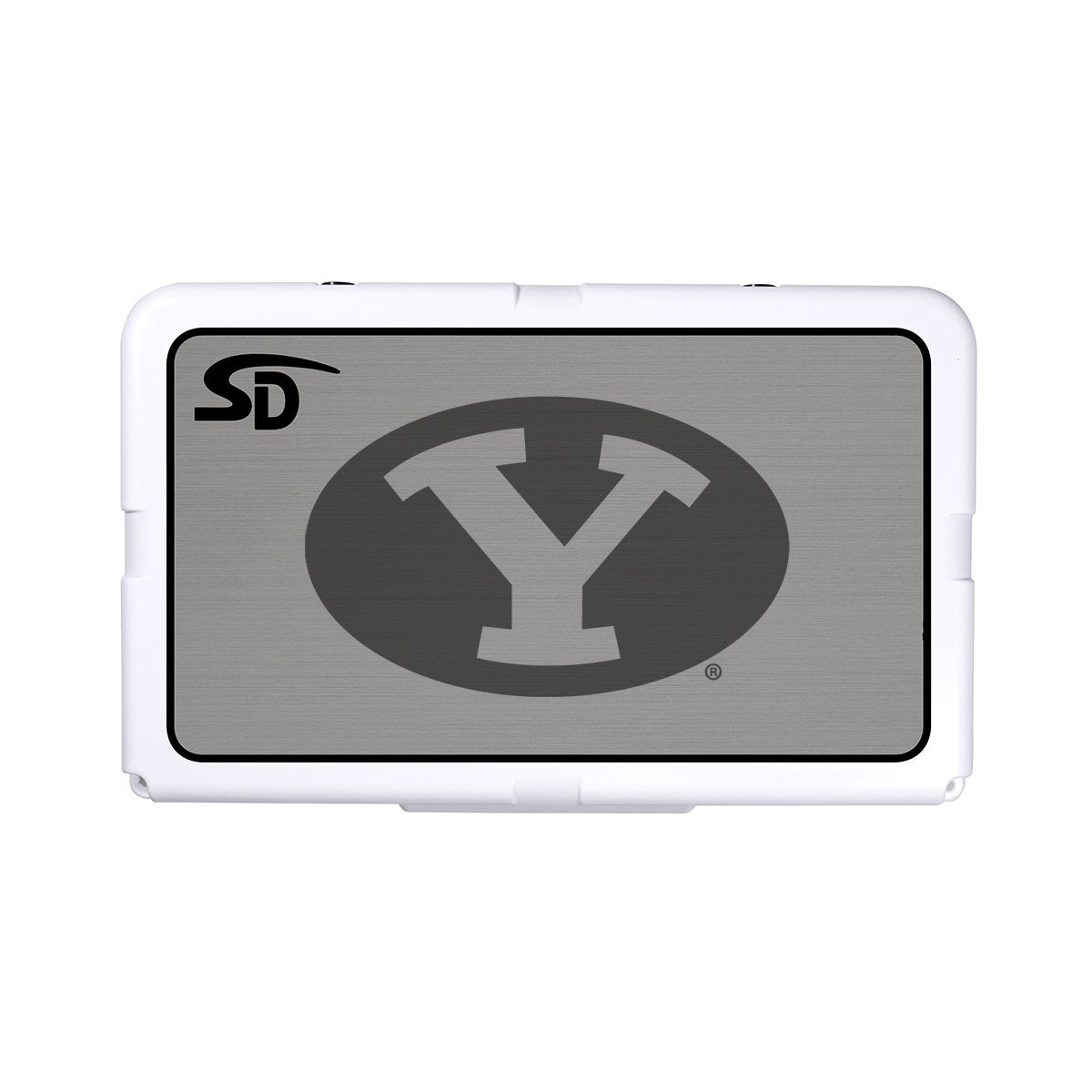 Seadek Collegiate Cooler Pad - RTIC 45 - Storm Gray / Black, Brigham Young University - 57656-80066