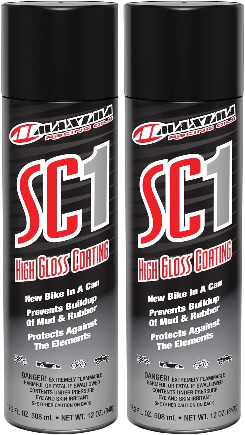 INSTOCK 2 Pack of Maxima SC1 Clear Coat Silicone Spray - 78920