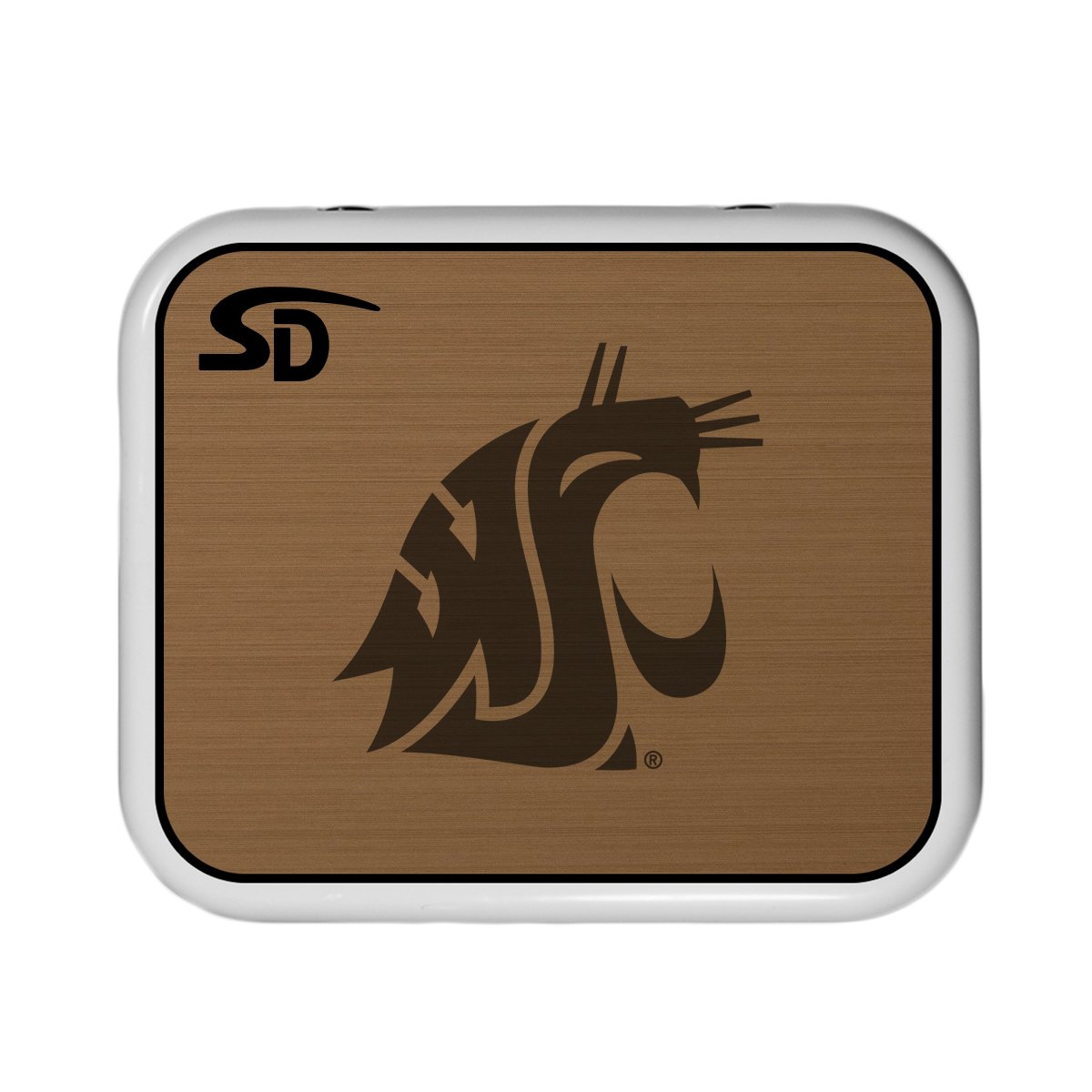Seadek Collegiate Cooler Pad - YETI Roadie 24 - Mocha / Black, Washington State University - 58790-80093