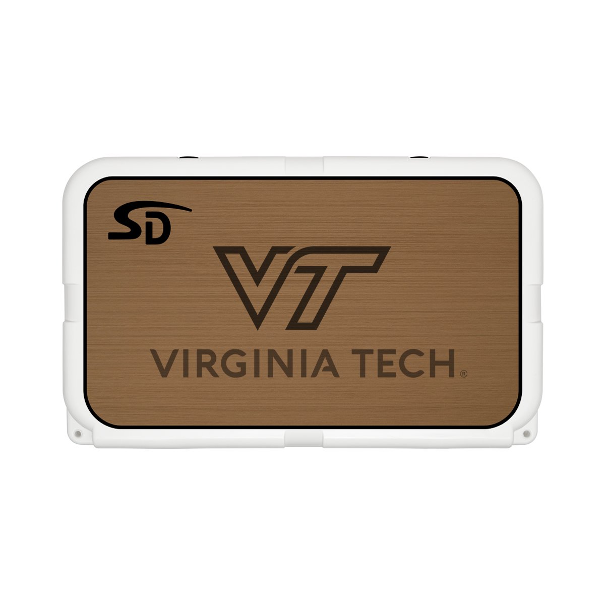 Seadek Collegiate Cooler Pad - YETI Tundra 45 - Mocha / Black, Virginia Tech - 57551-80093