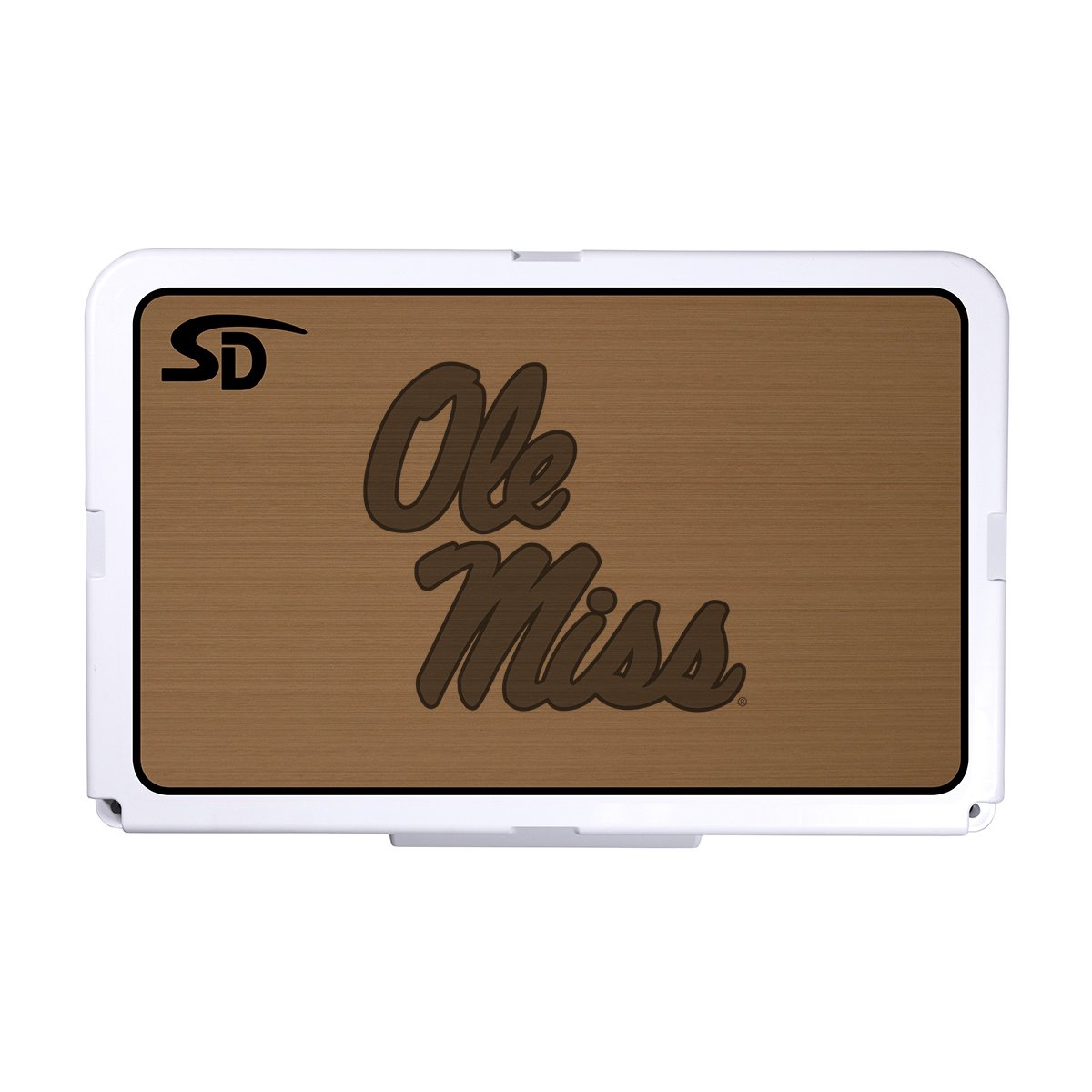 Seadek Collegiate Cooler Pad - RTIC 52 - Mocha / Black, University of Mississippi - 57688-80093